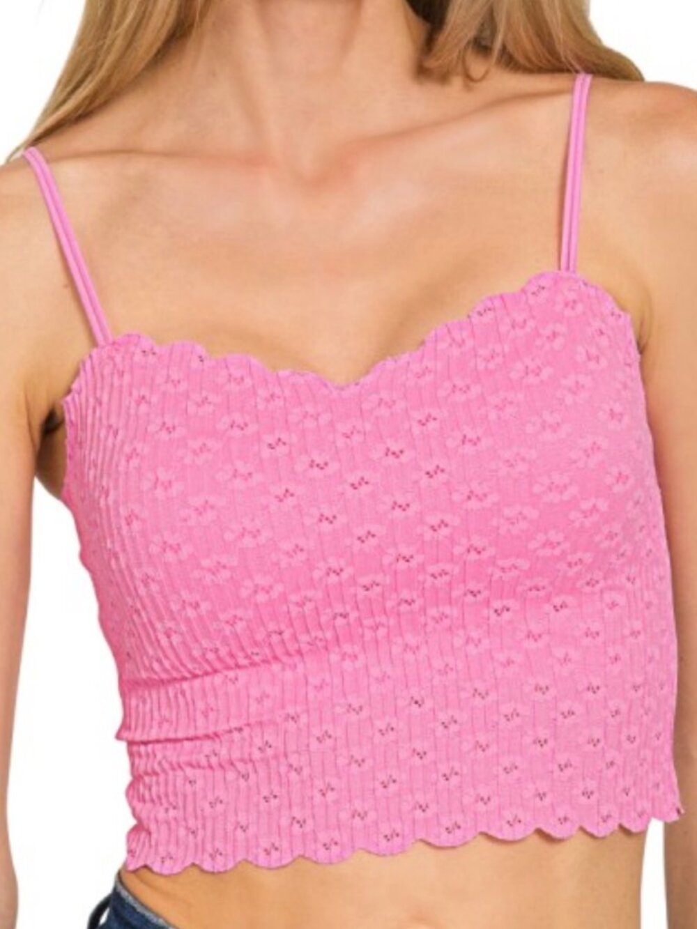 ZENANA Seamless Lace Bralette